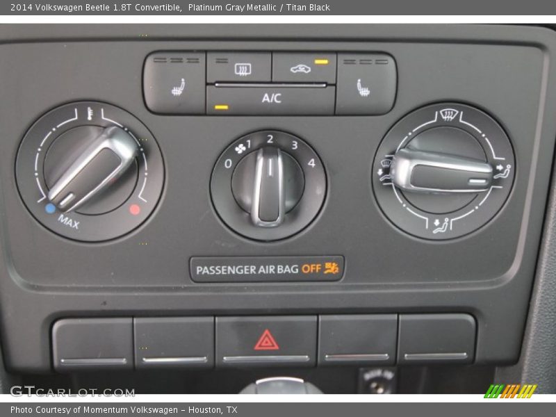 Controls of 2014 Beetle 1.8T Convertible