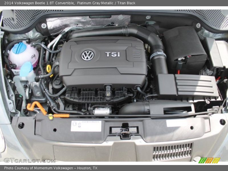 Platinum Gray Metallic / Titan Black 2014 Volkswagen Beetle 1.8T Convertible