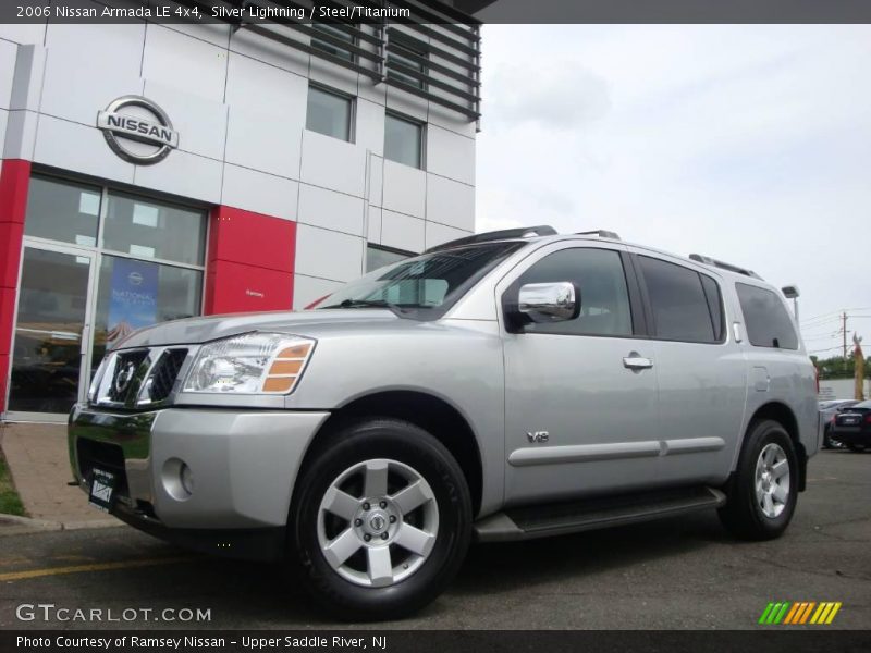 Silver Lightning / Steel/Titanium 2006 Nissan Armada LE 4x4