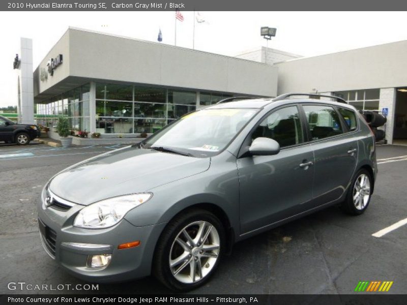 Carbon Gray Mist / Black 2010 Hyundai Elantra Touring SE