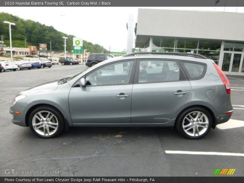Carbon Gray Mist / Black 2010 Hyundai Elantra Touring SE