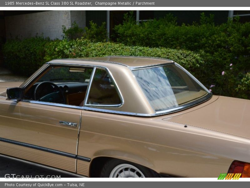 Champagne Metallic / Parchment 1985 Mercedes-Benz SL Class 380 SL Roadster