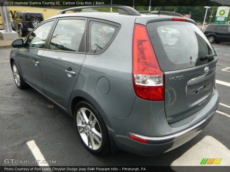 Carbon Gray Mist / Black 2010 Hyundai Elantra Touring SE