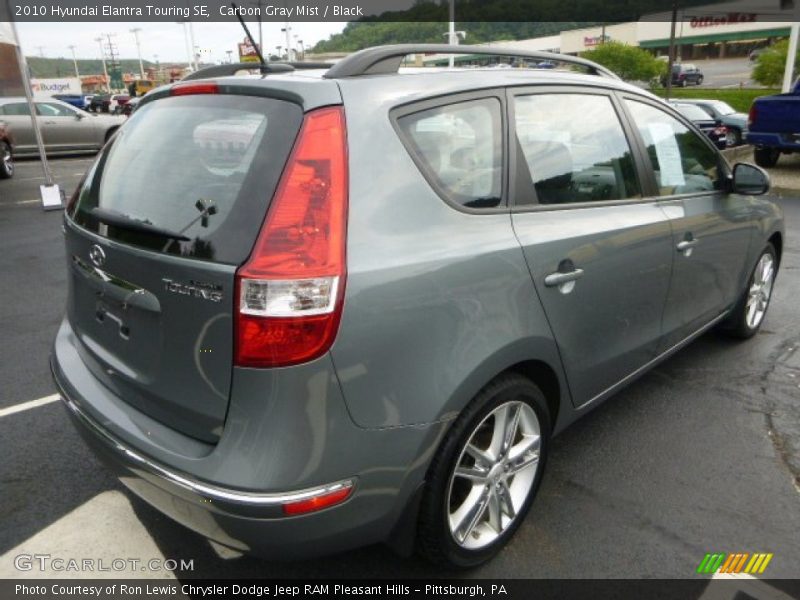 Carbon Gray Mist / Black 2010 Hyundai Elantra Touring SE