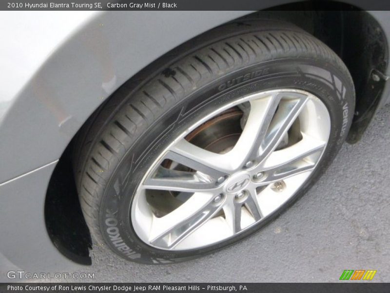 Carbon Gray Mist / Black 2010 Hyundai Elantra Touring SE