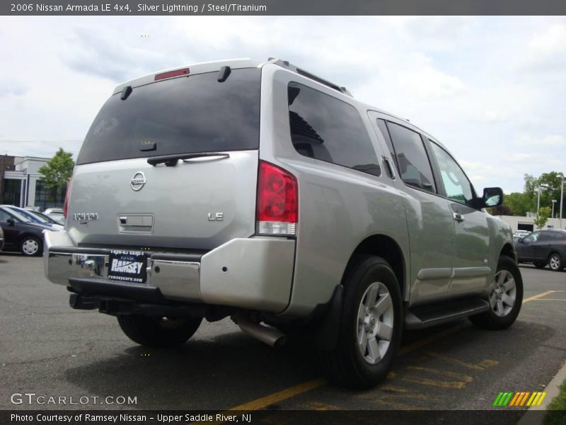 Silver Lightning / Steel/Titanium 2006 Nissan Armada LE 4x4