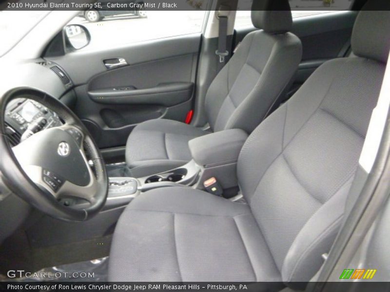 Carbon Gray Mist / Black 2010 Hyundai Elantra Touring SE
