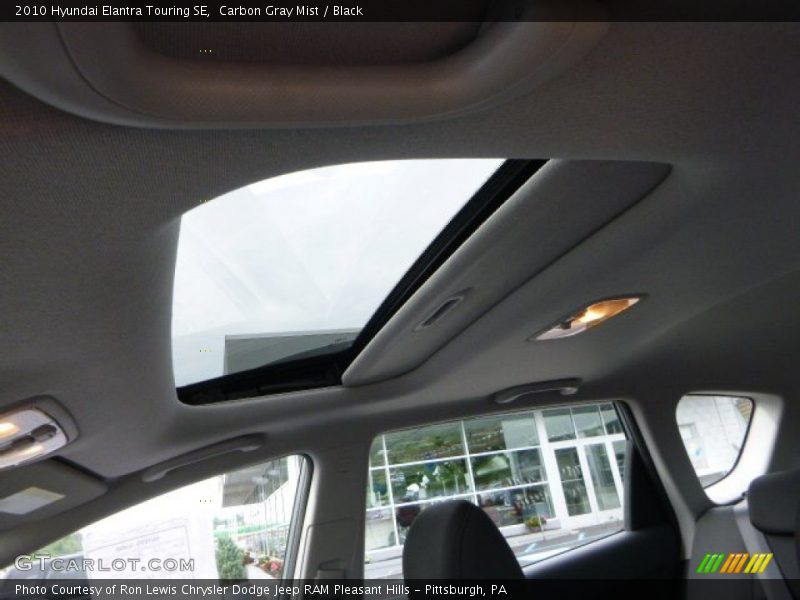 Carbon Gray Mist / Black 2010 Hyundai Elantra Touring SE