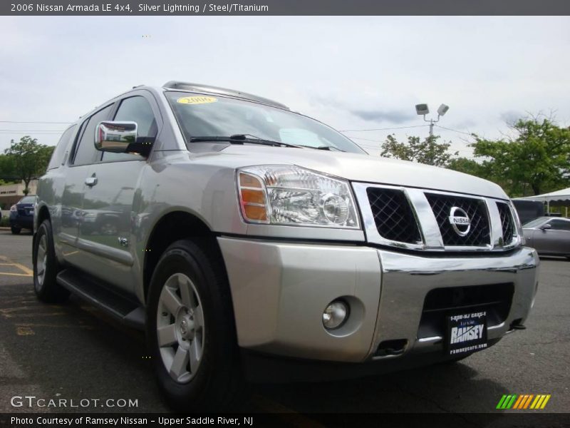 Silver Lightning / Steel/Titanium 2006 Nissan Armada LE 4x4