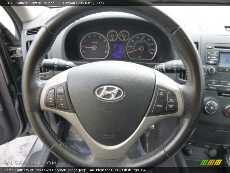 Carbon Gray Mist / Black 2010 Hyundai Elantra Touring SE