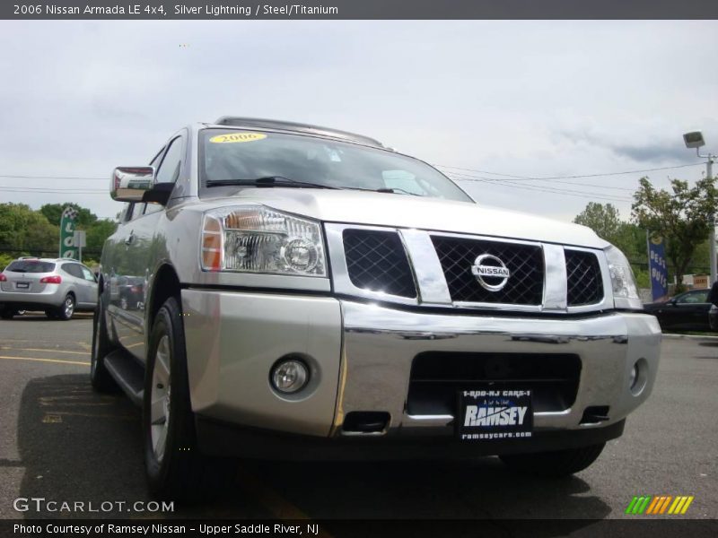Silver Lightning / Steel/Titanium 2006 Nissan Armada LE 4x4