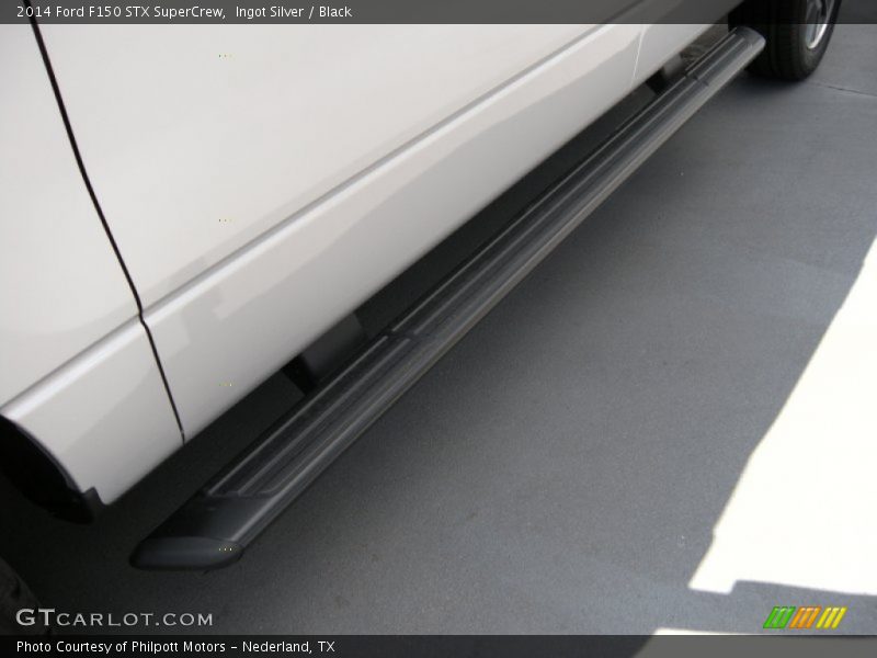 Ingot Silver / Black 2014 Ford F150 STX SuperCrew