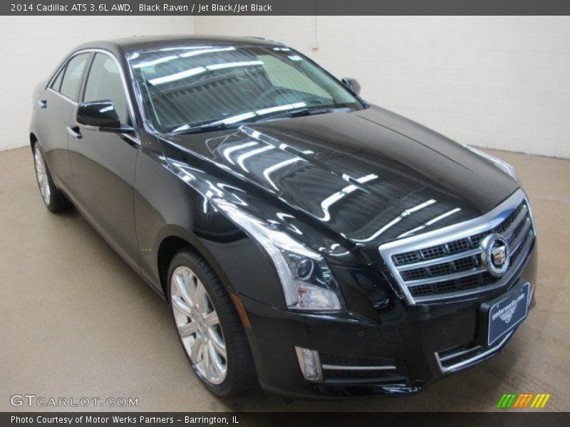Black Raven / Jet Black/Jet Black 2014 Cadillac ATS 3.6L AWD
