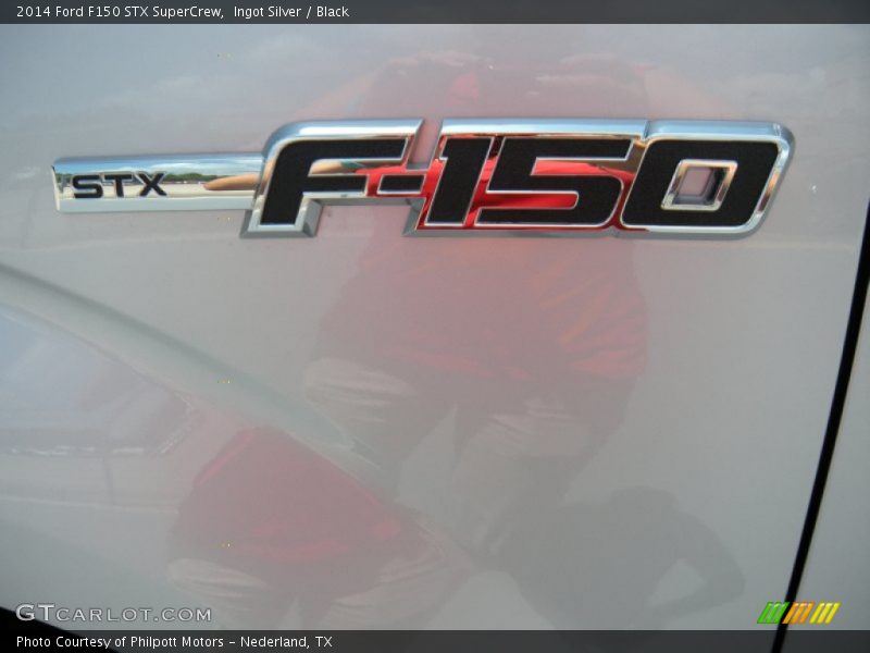 Ingot Silver / Black 2014 Ford F150 STX SuperCrew