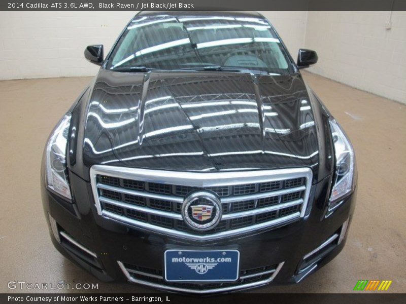 Black Raven / Jet Black/Jet Black 2014 Cadillac ATS 3.6L AWD