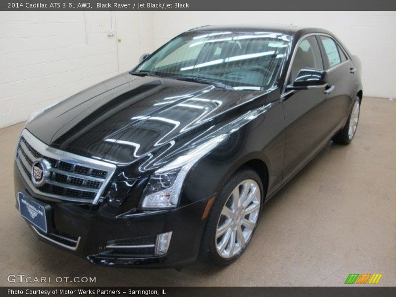 Black Raven / Jet Black/Jet Black 2014 Cadillac ATS 3.6L AWD