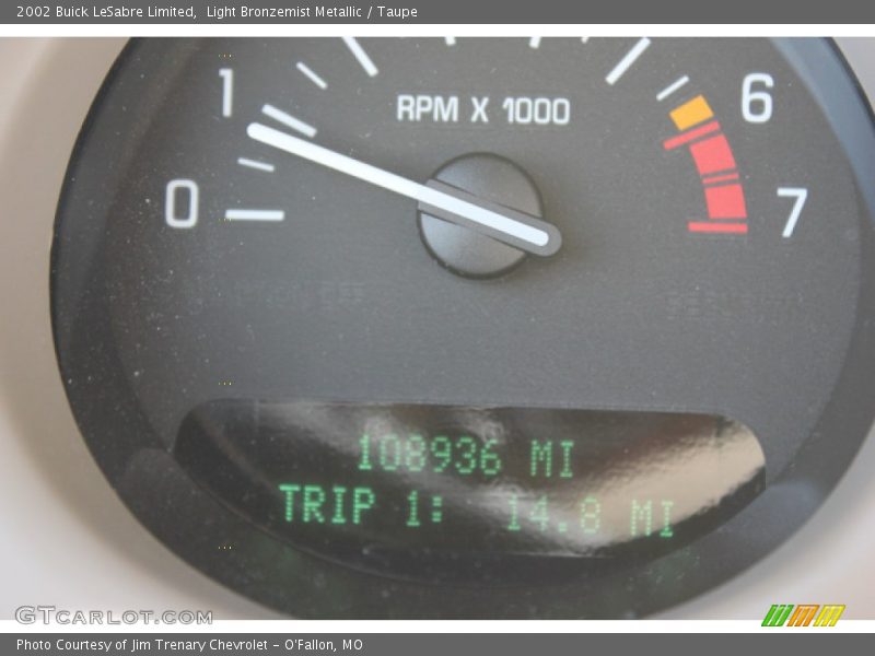 Light Bronzemist Metallic / Taupe 2002 Buick LeSabre Limited