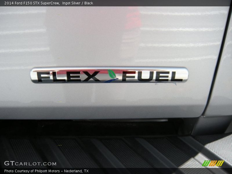 Ingot Silver / Black 2014 Ford F150 STX SuperCrew