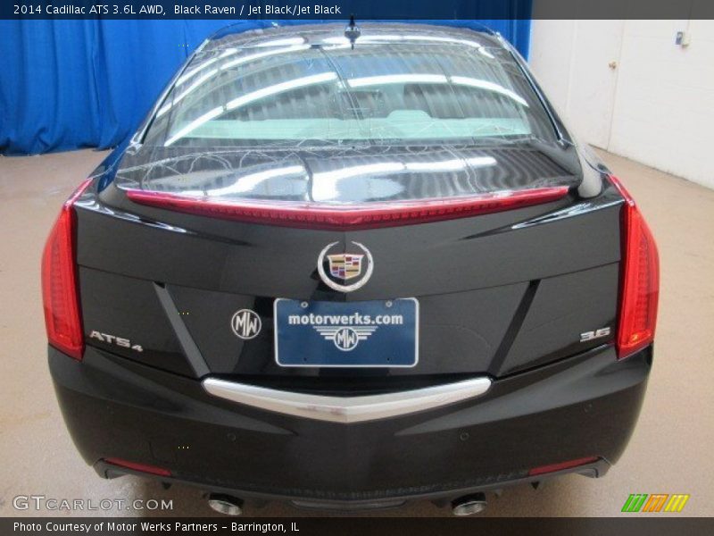Black Raven / Jet Black/Jet Black 2014 Cadillac ATS 3.6L AWD