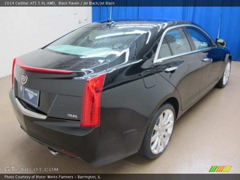 Black Raven / Jet Black/Jet Black 2014 Cadillac ATS 3.6L AWD