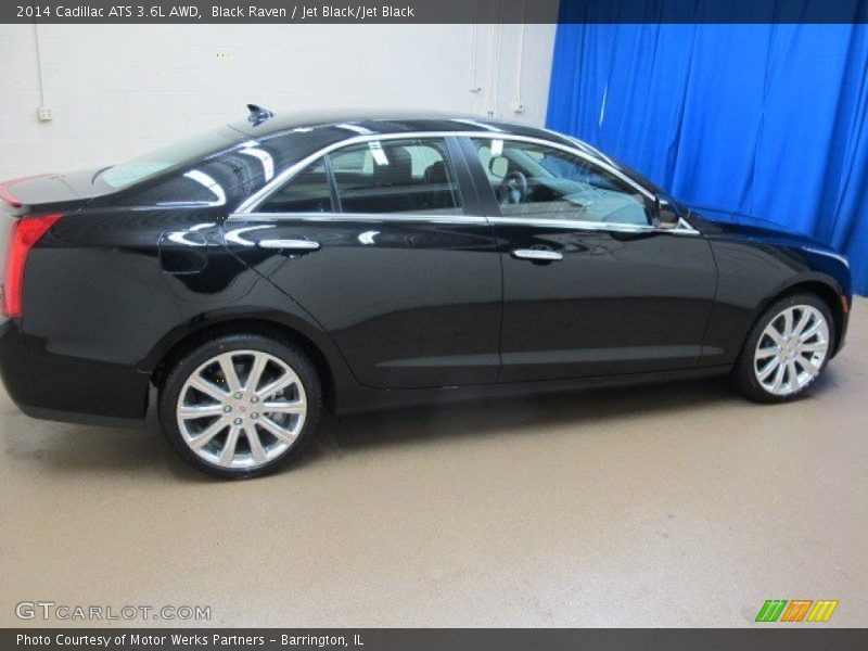 Black Raven / Jet Black/Jet Black 2014 Cadillac ATS 3.6L AWD