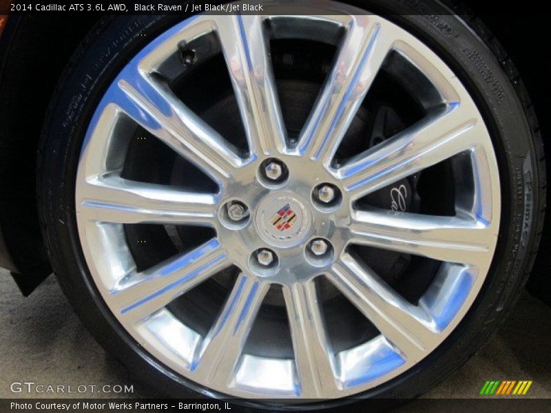 Black Raven / Jet Black/Jet Black 2014 Cadillac ATS 3.6L AWD