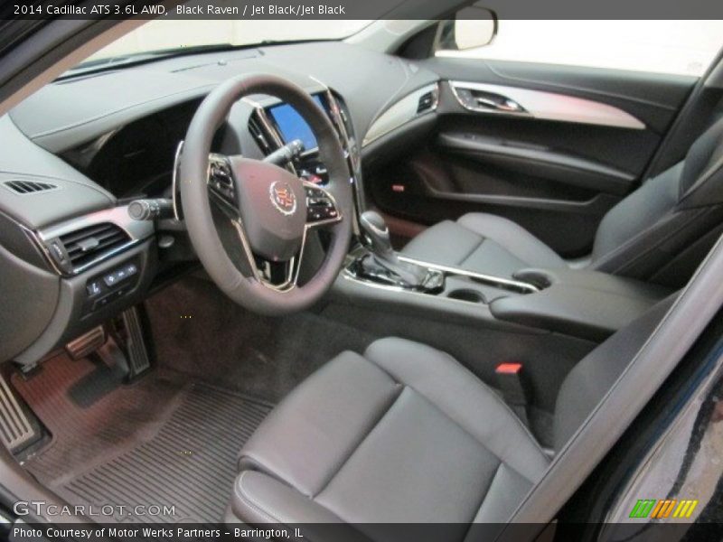 Black Raven / Jet Black/Jet Black 2014 Cadillac ATS 3.6L AWD