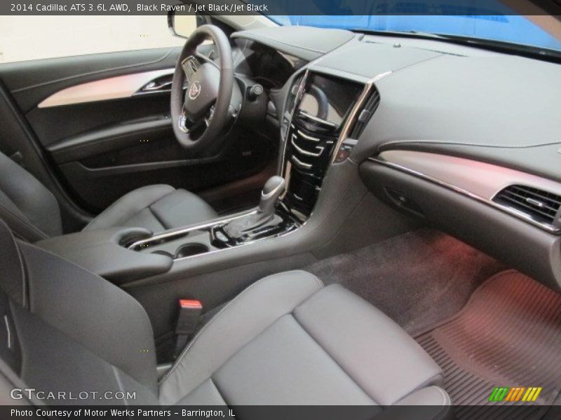 Black Raven / Jet Black/Jet Black 2014 Cadillac ATS 3.6L AWD