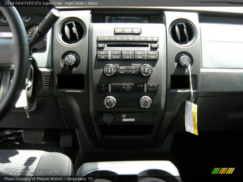Ingot Silver / Black 2014 Ford F150 STX SuperCrew