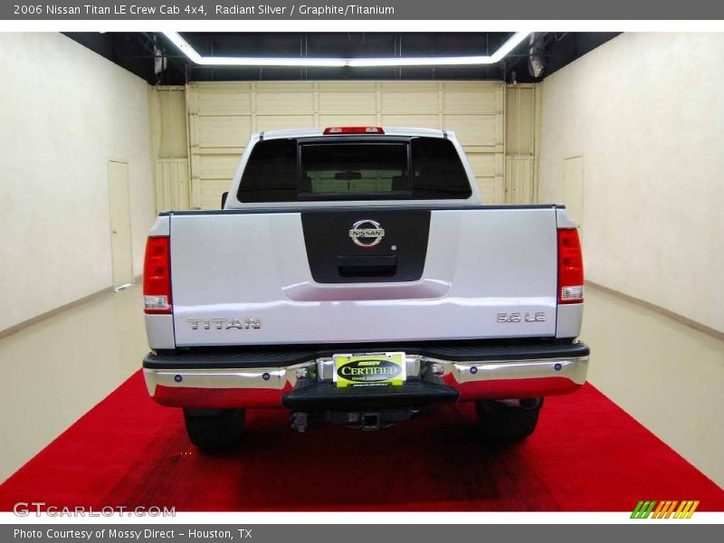 Radiant Silver / Graphite/Titanium 2006 Nissan Titan LE Crew Cab 4x4