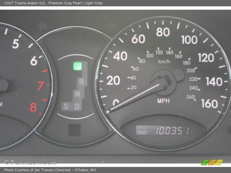 Phantom Gray Pearl / Light Gray 2007 Toyota Avalon XLS