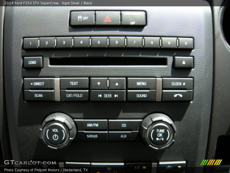 Ingot Silver / Black 2014 Ford F150 STX SuperCrew