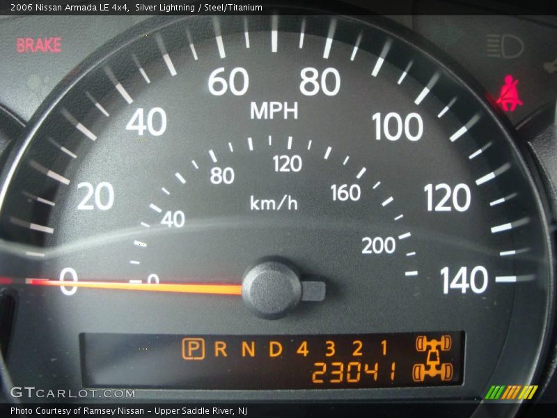 Silver Lightning / Steel/Titanium 2006 Nissan Armada LE 4x4