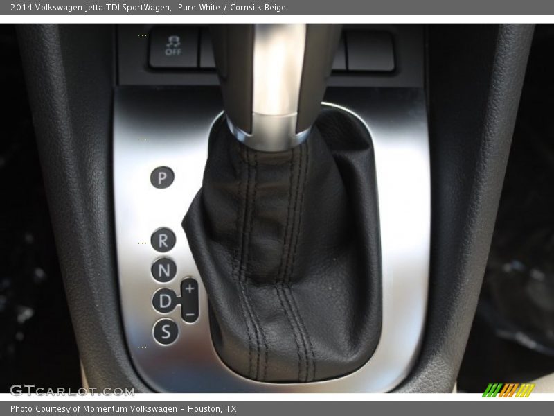Pure White / Cornsilk Beige 2014 Volkswagen Jetta TDI SportWagen