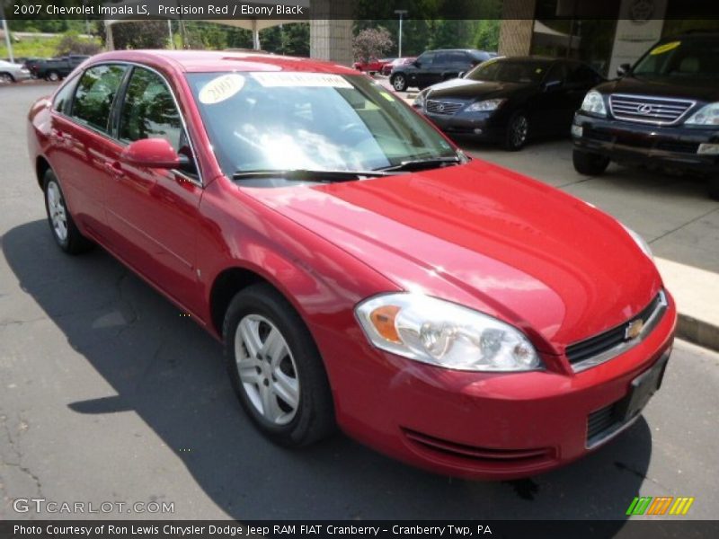 Precision Red / Ebony Black 2007 Chevrolet Impala LS