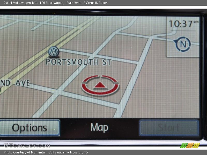Pure White / Cornsilk Beige 2014 Volkswagen Jetta TDI SportWagen