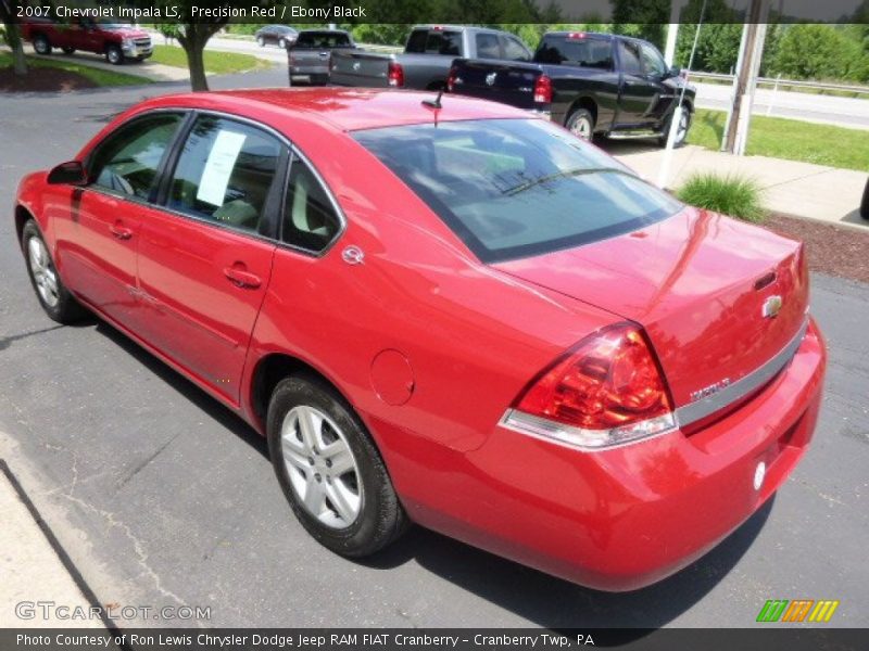 Precision Red / Ebony Black 2007 Chevrolet Impala LS