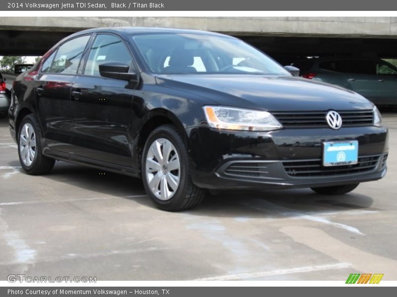 Black / Titan Black 2014 Volkswagen Jetta TDI Sedan