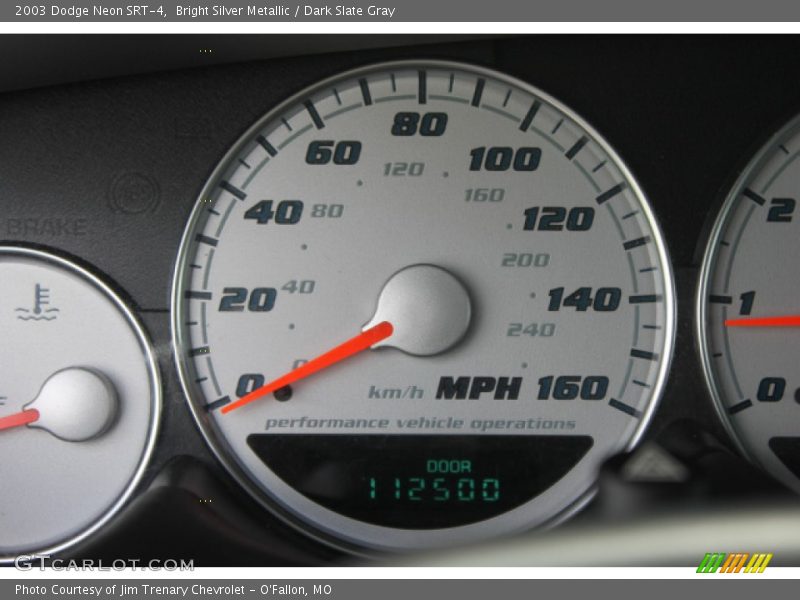 Bright Silver Metallic / Dark Slate Gray 2003 Dodge Neon SRT-4
