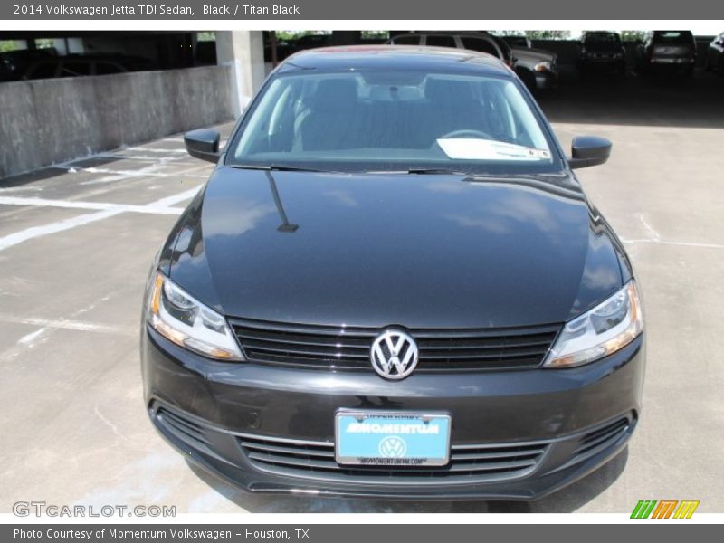 Black / Titan Black 2014 Volkswagen Jetta TDI Sedan