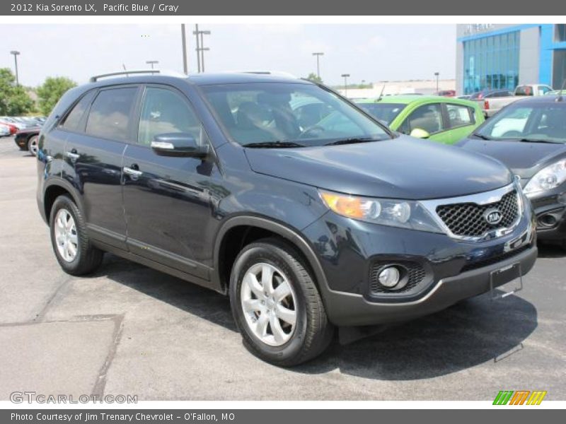 Pacific Blue / Gray 2012 Kia Sorento LX