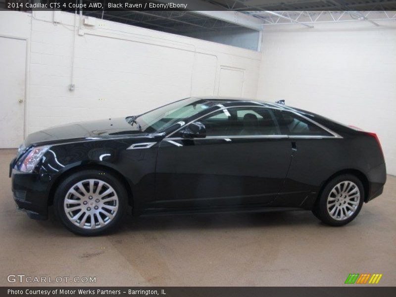 Black Raven / Ebony/Ebony 2014 Cadillac CTS 4 Coupe AWD