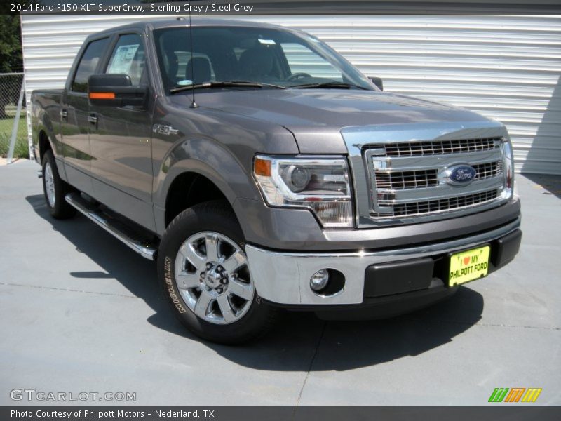 Sterling Grey / Steel Grey 2014 Ford F150 XLT SuperCrew