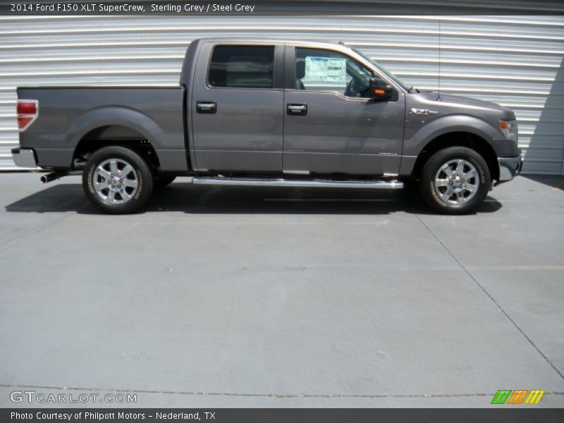 Sterling Grey / Steel Grey 2014 Ford F150 XLT SuperCrew