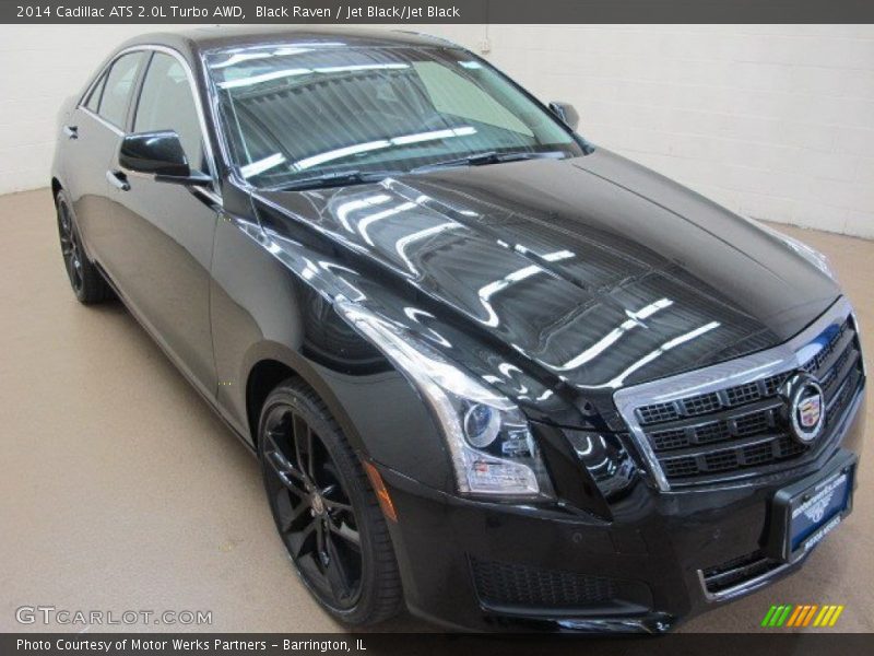 Black Raven / Jet Black/Jet Black 2014 Cadillac ATS 2.0L Turbo AWD