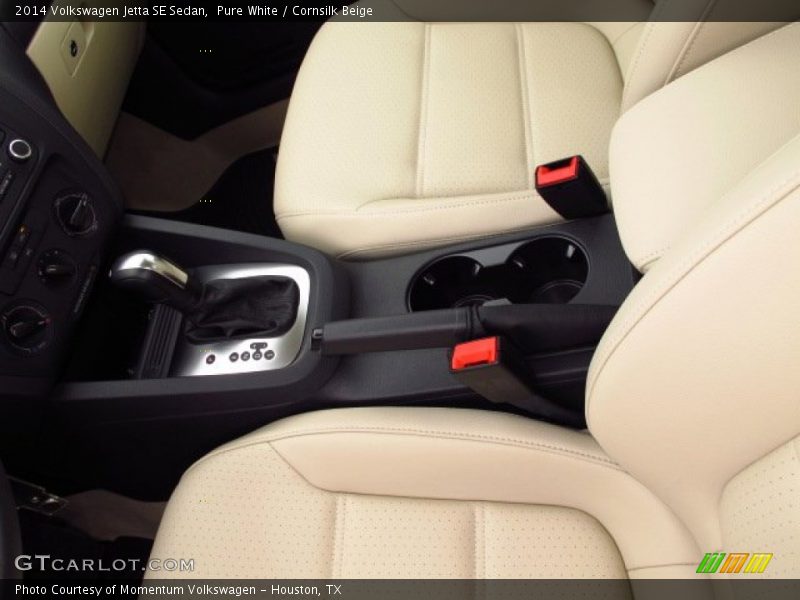 Pure White / Cornsilk Beige 2014 Volkswagen Jetta SE Sedan
