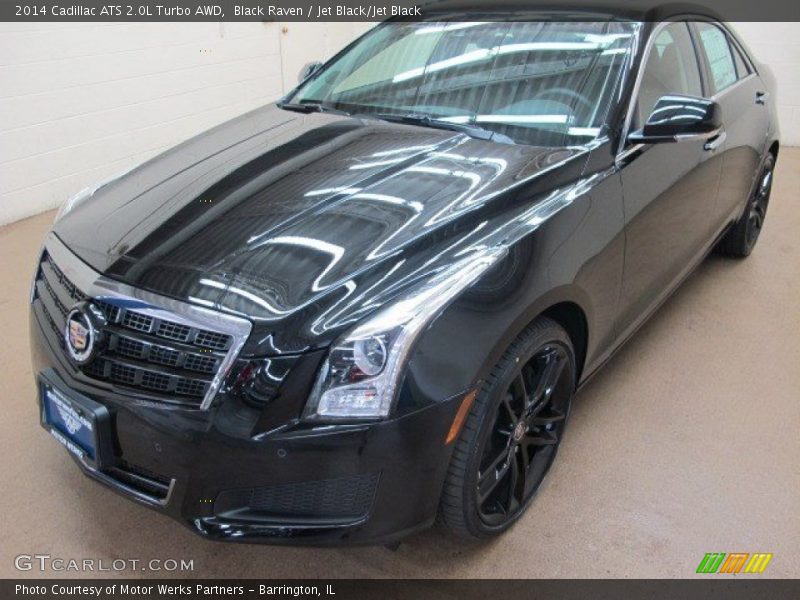 Black Raven / Jet Black/Jet Black 2014 Cadillac ATS 2.0L Turbo AWD