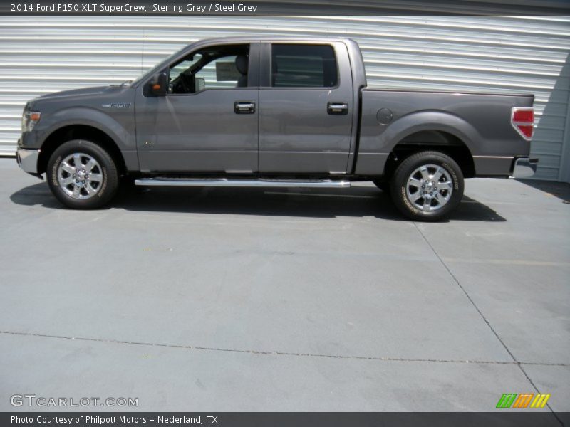 Sterling Grey / Steel Grey 2014 Ford F150 XLT SuperCrew