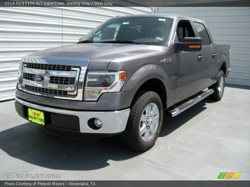 Sterling Grey / Steel Grey 2014 Ford F150 XLT SuperCrew