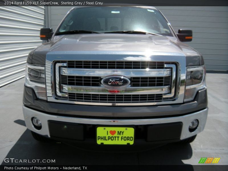 Sterling Grey / Steel Grey 2014 Ford F150 XLT SuperCrew